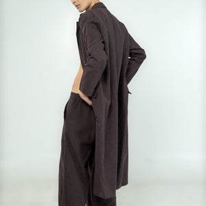 Open image in slideshow, LONG TRENCH COAT
